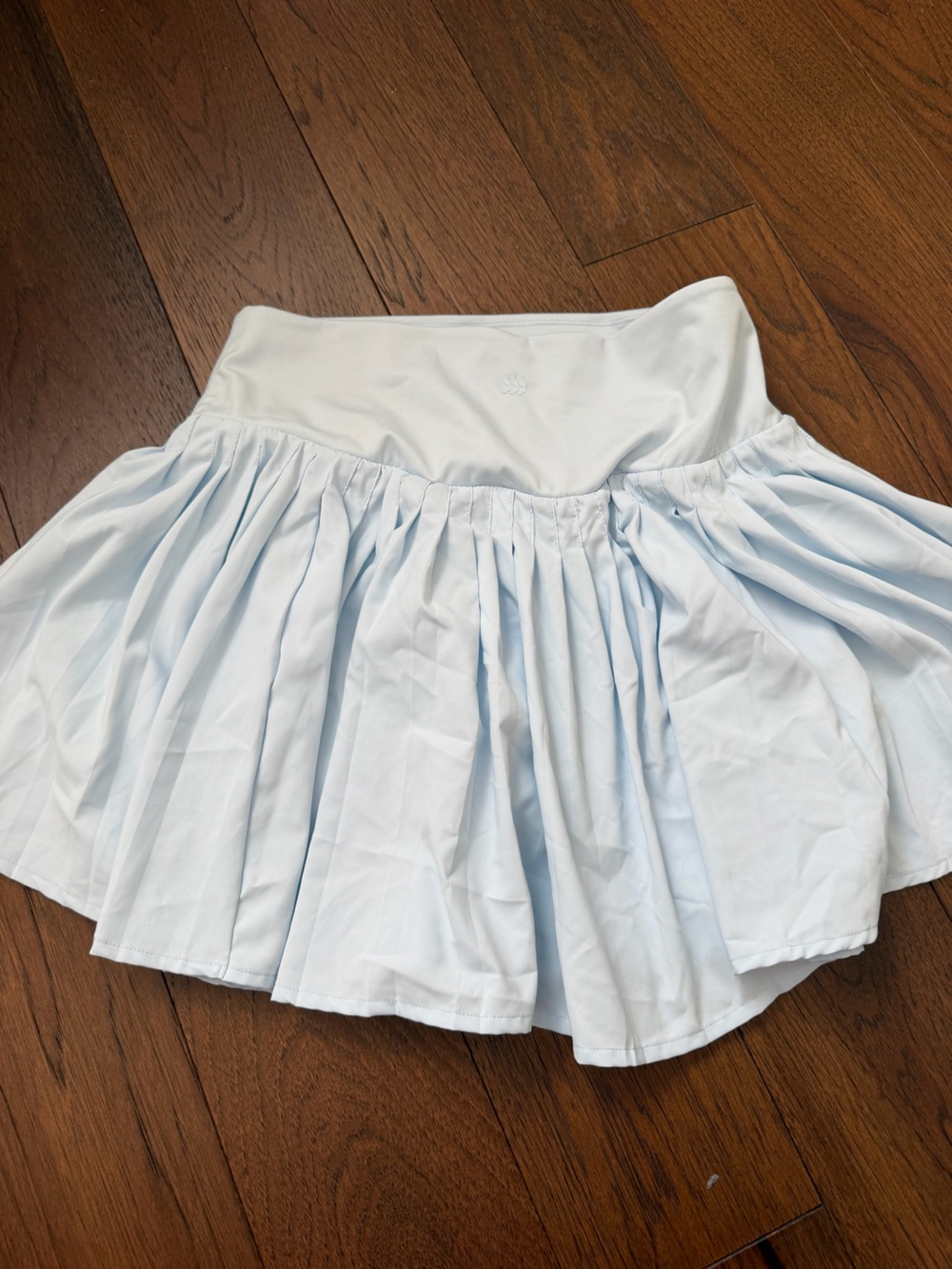 all in motion Light Blue Pleated Circle Skirt - Picture 4 of 5